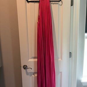 Elegant Pink Maxi Dress